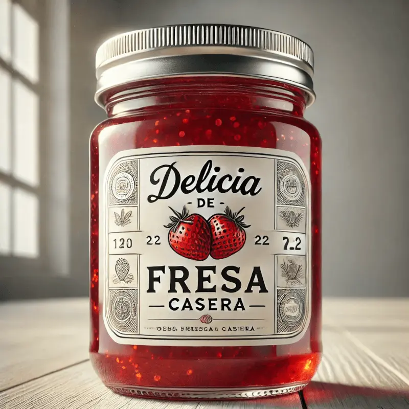 Mermelada Delicia casera de fresa